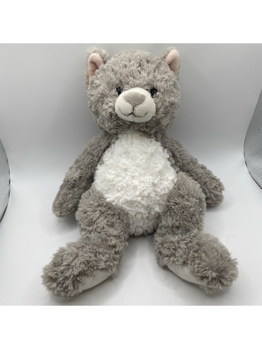 Adventure Planet Grey- White Kitty Plush Soft